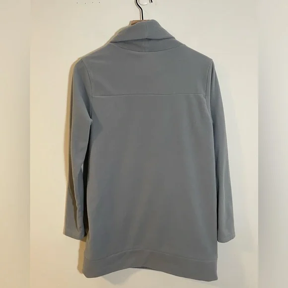 Columbia Women's Ali Peak Fleece Tunic Size Medium Light Blue / Gray Soft Cozy - Picture 5 of 10